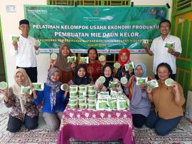 PELATIHAN PEMBUATAN MIE KELOR