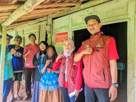 PENEMPELAN STIKER PRA SEJAHTERA